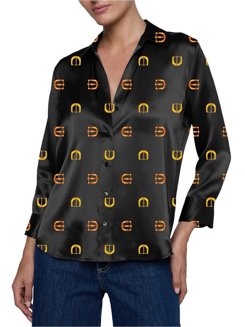 L’agence Dani Silk Blouse NWT Sz S